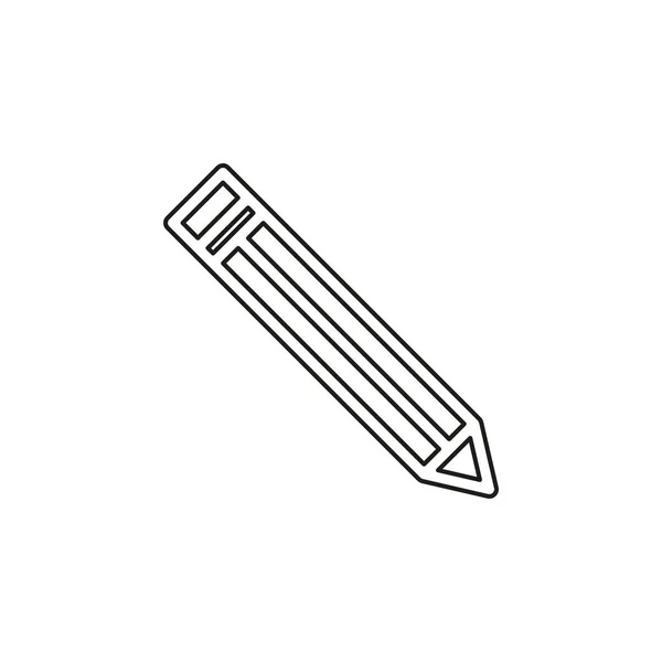 Ceruza jel ikon - szerkesztés honlap tartalma — Stock Vector