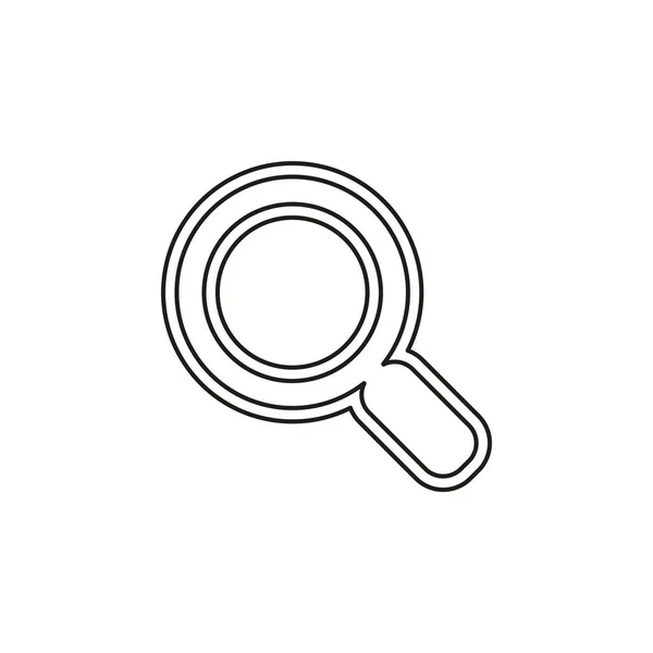 Magnifying glass symbol, find icon — Stock Vector