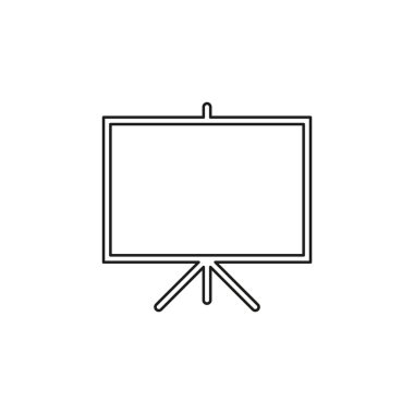 vektör tanıtım kurulu simgesi, eğitim simgesi