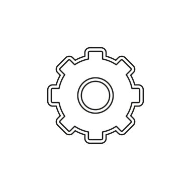 Dişliler ayarları simgesi - Cogwheel dişli mekanizması