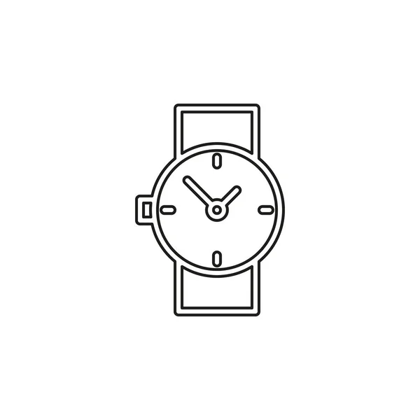 Reloj de mano icono, icono del reloj — Archivo Imágenes Vectoriales