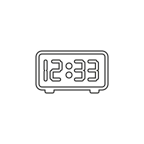 Εικονολόγιο ψηφιακό ρολόι οθόνης-χρονόμετρο — Διανυσματικό Αρχείο