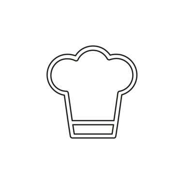 şef kap illüstrasyon - restoran sembolü
