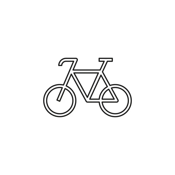 Icona della bicicletta - illustrazione della bici vettoriale - sport — Vettoriale Stock