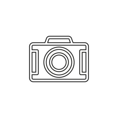 vektör kamera simgesi - dijital fotoğrafçılık sembolü
