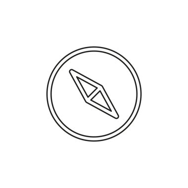 vektör pusula illüstrasyon izole