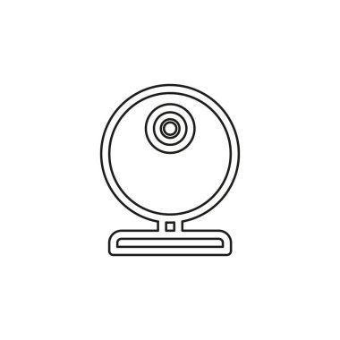 video web cam - sohbet kamera simgesi, vektör web kamerası