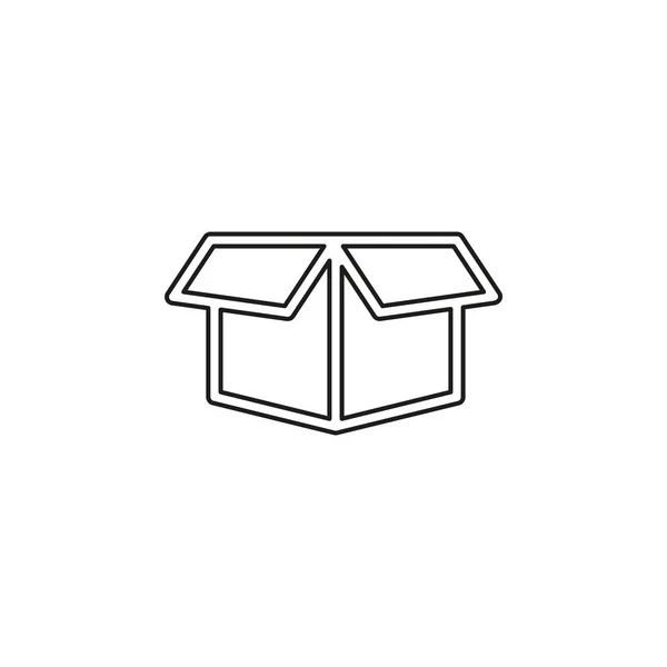 Icono de línea de concepto de embalaje. ilustración del elemento . — Vector de stock