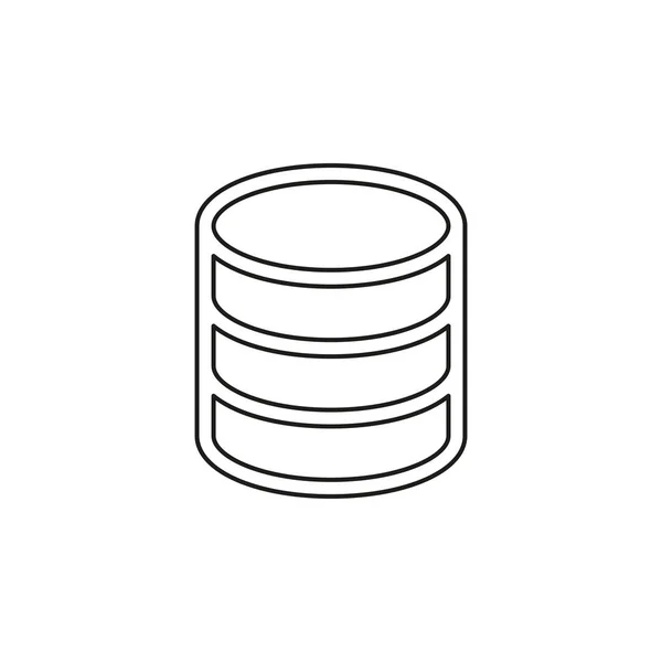 Connexions aux bases de données serveur, stockage de sauvegarde — Image vectorielle
