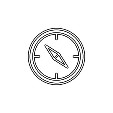 vektör pusula simgesi - navigasyon sembolü