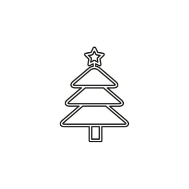vektör Noel ağacı illüstrasyon - xmas