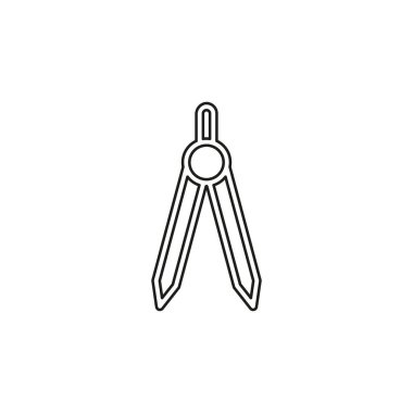 vektör geometrik pusula, çizim