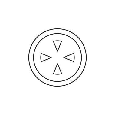 crosshairs simgesi - vektör hedef amacı, keskin nişancı