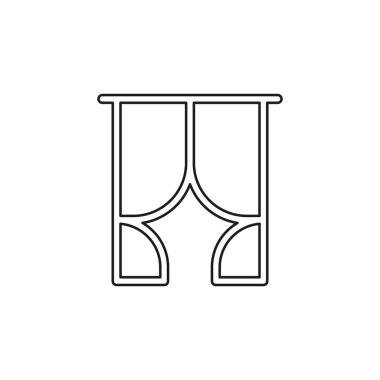 vektör sahne perdesi illüstrasyon - tiyatro görüntü