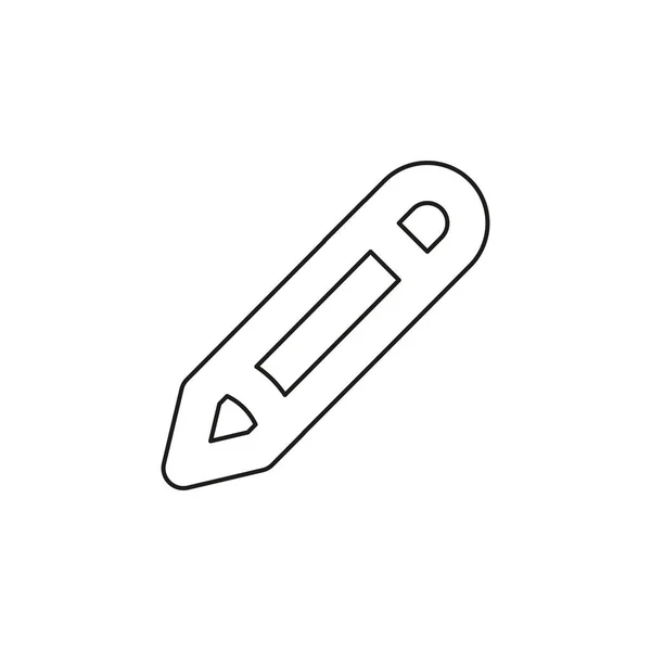 Icône signe crayon - Modifier le contenu du site, créatif — Image vectorielle