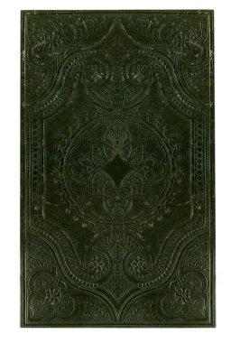 Antik siyah deri kitap kapağı