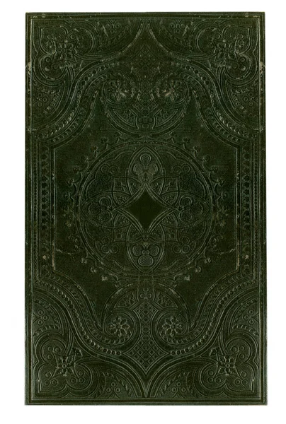 Antik siyah deri kitap kapağı