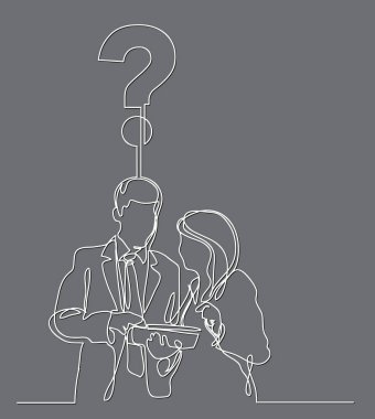 cowokers bir soru tartışırken, sürekli çizgi çizme