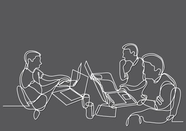 sürekli çizgi çizme programcı çalışan dizüstü bilgisayarlar ile