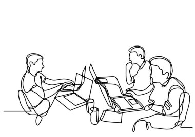 sürekli çizgi çizme programcı çalışan dizüstü bilgisayarlar ile