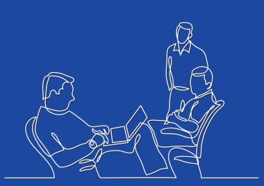 iş görüşmesi, sürekli çizgi çizme