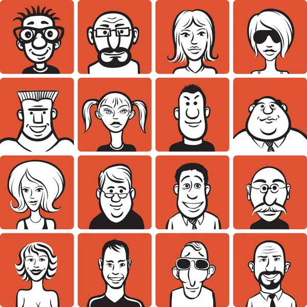 Vektör çizim doodle yüzler. Kolay-kalite kaybı olmadan herhangi bir boyutta ölçeklendirilebilir katmanlı vektör Eps10 dosyasını düzenlemek. Yüksek çözünürlüklü raster Jpg dosya bulunur. 