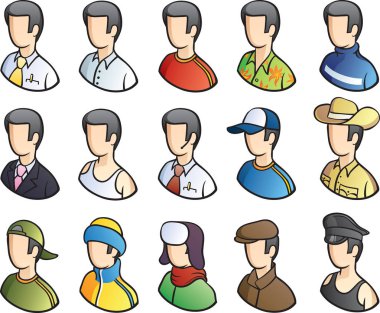 Çeşitli sezon Giysi izole simgeler vektör Illustration. Kolay-kalite kaybı olmadan herhangi bir boyutta ölçeklendirilebilir katmanlı vektör Eps10 dosyasını düzenlemek. Yüksek çözünürlüklü raster Jpg dosya bulunur.