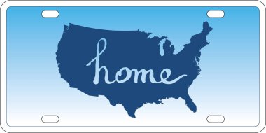 Amerika Birleşik Devletleri plaka vektör