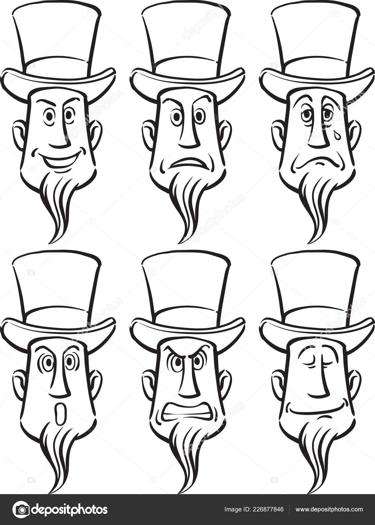 Whiteboard Drawing Top Hat Man Faces Vector Image By C Onelinestock Vector Stock Whiteboard Drawing Top Hat Man Faces Vector Image By C Onelinestock Vector Stock