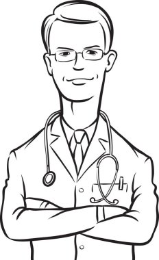 beyaz tahta çizim - Doktor silah geçti