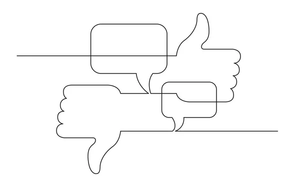 Συνεχής Γραμμή Έννοια Σκίτσο Σχέδιο Των Μέσων Κοινωνικής Δικτύωσης Όπως — Διανυσματικό Αρχείο