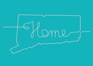 Connecticut ev işareti sürekli çizgi çizme