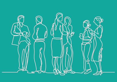 Ofis partisi sürekli çizgi çizme