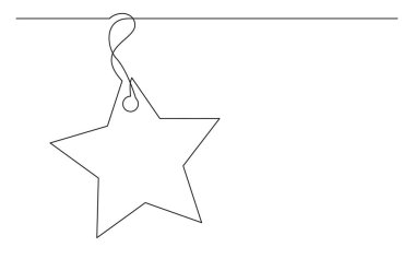 yıldız etiketi etiket tasarım sürekli çizgi çizme