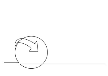 bir satır logo tasarımı küre ve ok