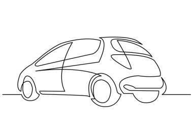 hatchback araba sürekli çizgi çizme