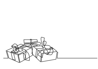 sürekli çizim için Noel hediye