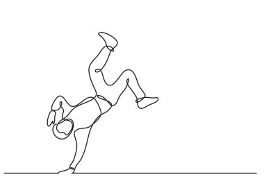 Düşen adamın durmaksızın çizdiği çizgi