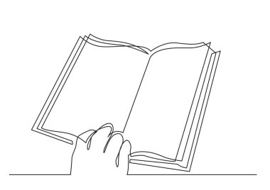 insan el kitap sürekli çizgi çizme