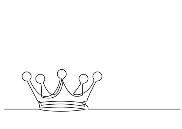 bir çizim için izole vektör nesnesi - taç