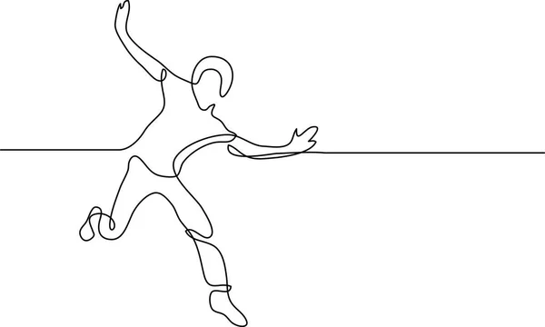 One Line Drawing Athlete Running Fast Stock Vector (Royalty Free)  1315096901, Shutterstock