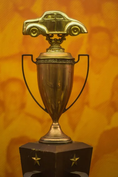Charlotte October Nascar Hall Fame Legendary Race Trophy North Carolina — Stock Photo, Image