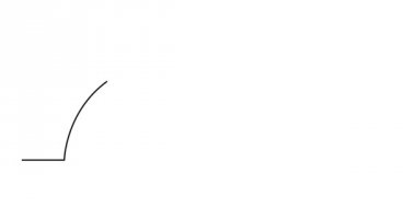 Kendini sürekli siyah çizgi çizgi animasyon beyaz arka plan üzerinde çizim