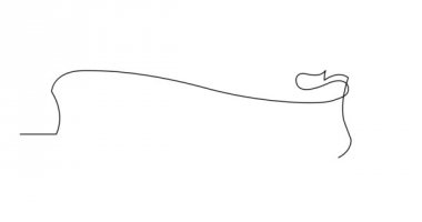 Kendini sürekli çizgi vintage etiketi çerçeve film başlık tasarım çizgi animasyon çizim