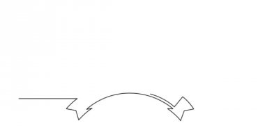 Kendini sürekli çizgi vintage etiketi çerçeve film başlık tasarım çizgi animasyon çizim