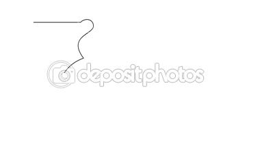 alfabe harfi etiket tasarım sürekli çizgi çizme