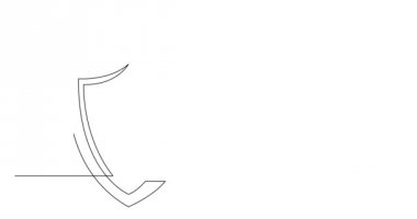 Kendini ev güvenliği hakkında düşünme adamın çizgi animasyon çizim