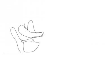 Öz iş arkadaşları tartışma toplantı sırasında çizgi animasyon çizim