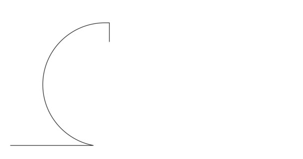 Auto dessin ligne animation de dessin à la main esquisse de concept d'entreprise de diagramme à secteurs 