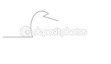 Kendi çizgi animasyon el iş kavramı kroki çizim çizim ok yeniden